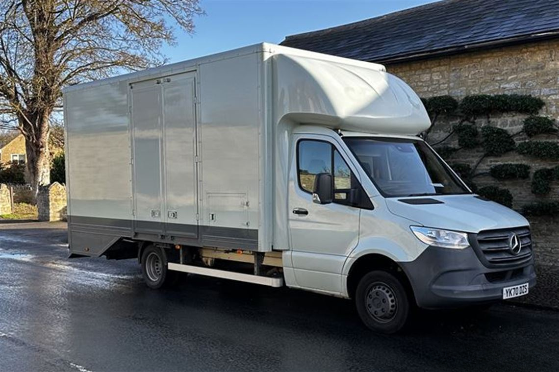 FULLY ENCLOSED CAR TRANSPORTER, 2020 MERCEDES SPRINTER